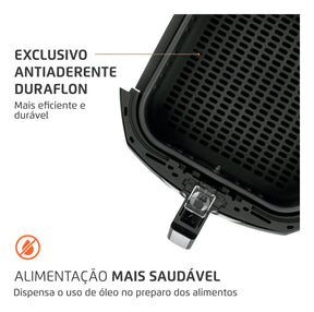 Fritadeira Sem Óleo Air Fryer 6l Afn-60-Bi 1900w Preto/inox